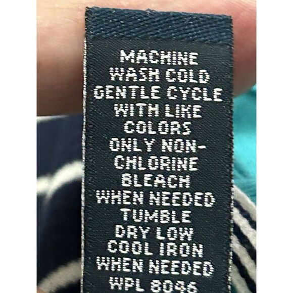 Karen Scott Sport Women's Striped Dress Short Sleeve Size PL - Picture 4 of 4